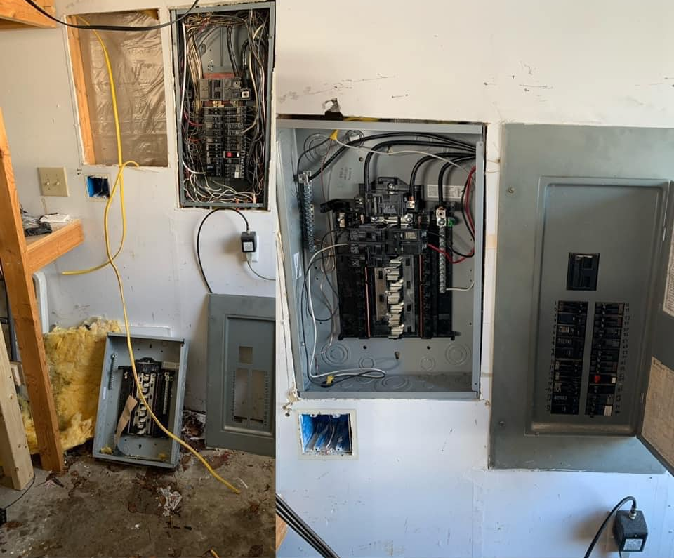 Electrical panel upgrade and breaker work