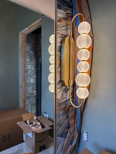 Decorative accent wall sconces